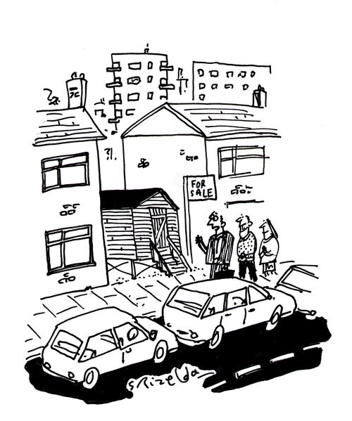 "Here's a beach hut in your price range."