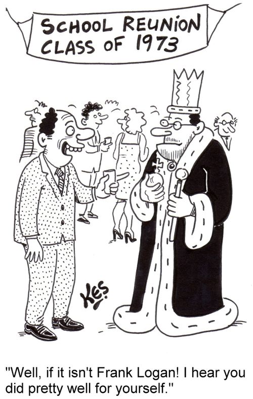 'Well, if it isn't Frank Logan! I hear you did pretty well for yourself.'