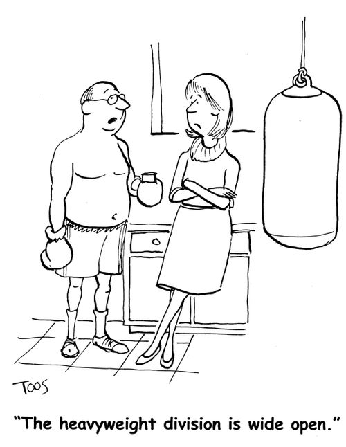 'The heavyweight division is wide open.'