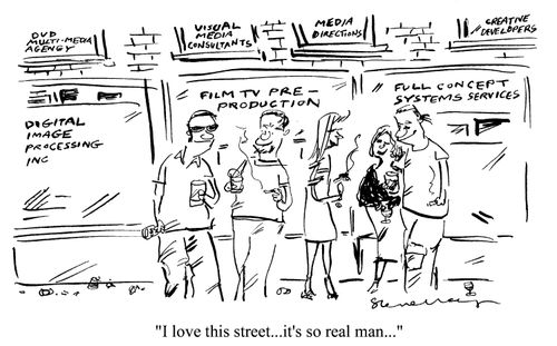 'I love this street...it's so real man...'