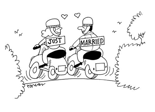 Just Married.