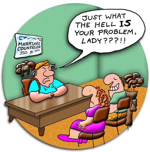 '...your problem, Lady?'
