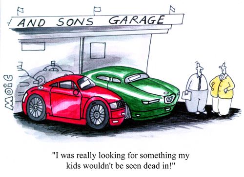 'I was really looking for something my kids wouldn't want to borrow.'