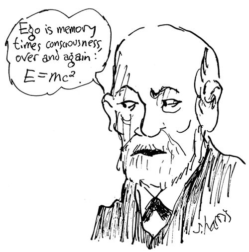 Ego is memory times consciousness over and over again.