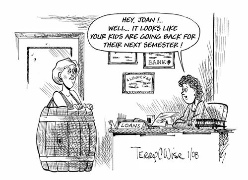 The kids are going back for another semester.