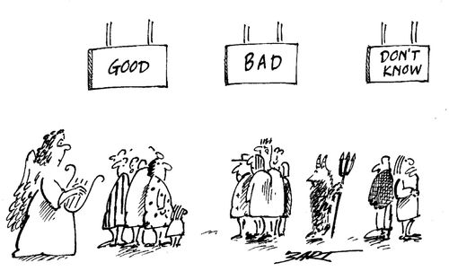 Good - Bad - Don't know.