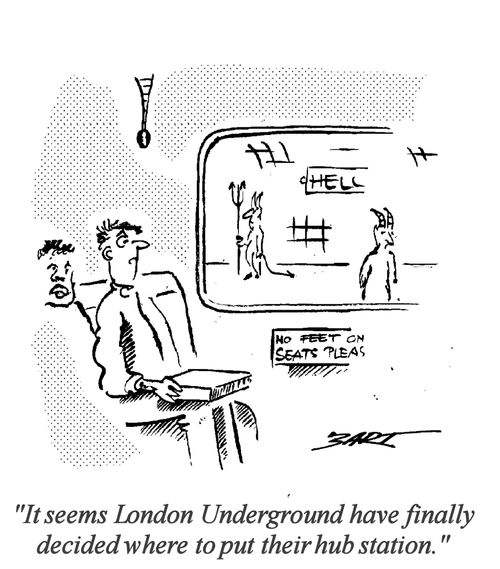 "It seems London Underground have finally decided where to put their hub station."