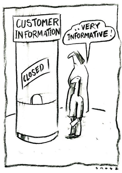 Customer information closed - 'Very informative!'