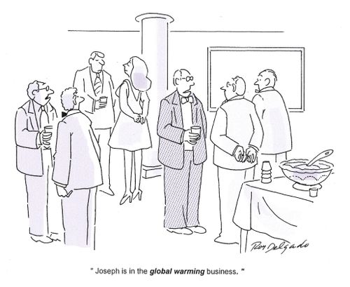 'Joseph is in the global warming business.'