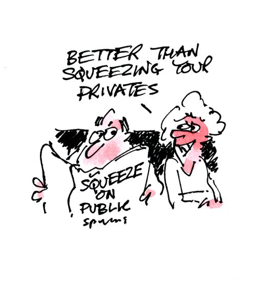 Squeeze on Public Spending.