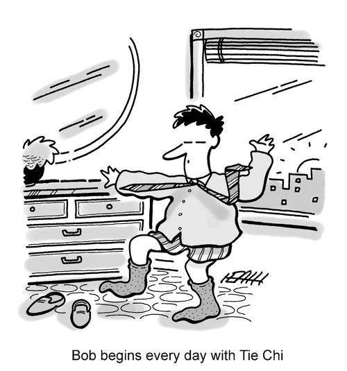 Bob begins every day with Tie Chi