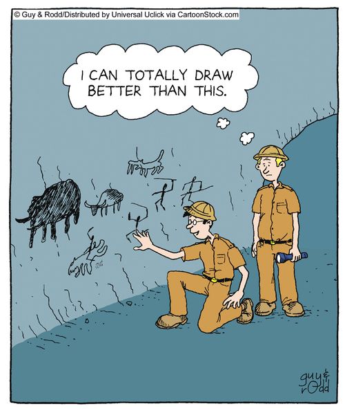 'I can totally draw better than this.'