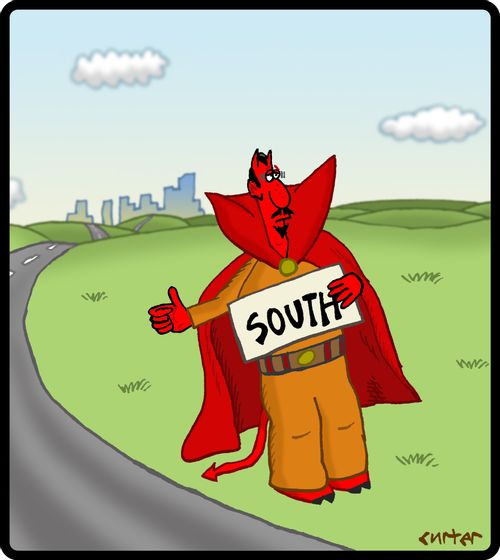 Devil hitchhiker.