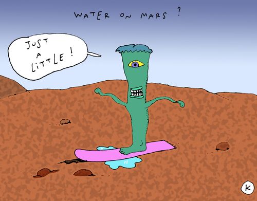 Water on Mars?