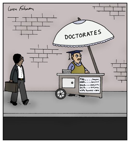 Doctorate Stand