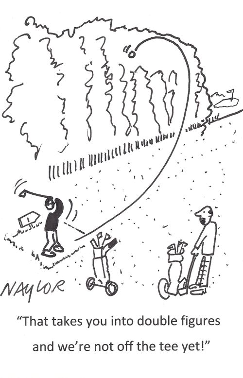 'That takes you into double figures and we're not off the tee yet!'