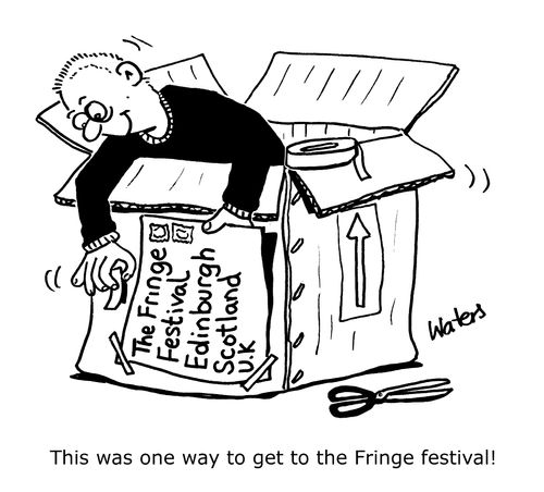 This was one way to get to the Fringe festival!