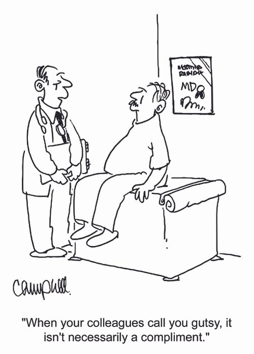 'When your colleagues call you gutsy, it isn't necessarily a compliment.'
