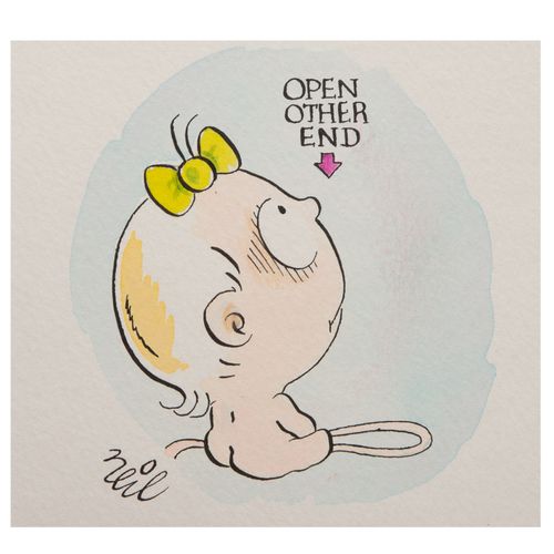 Open other end