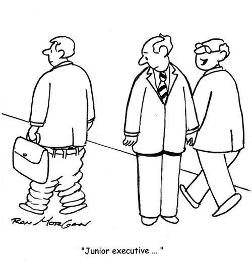 'Junior executive ... '
