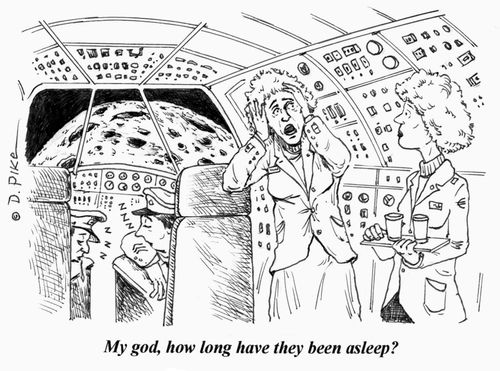 'My god, how long have they been asleep?'