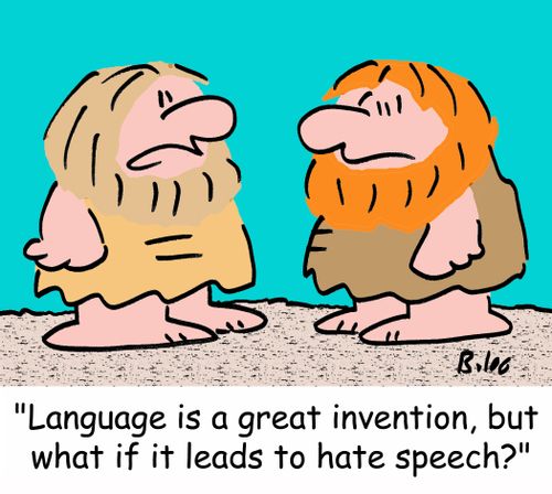 'Language is a great invention, but what if it leads to hate speech?'
