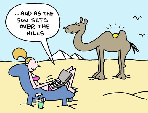 And as the sun sets over the hills...