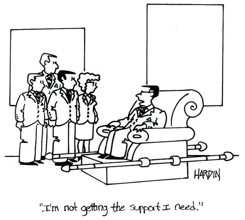 'I'm not getting the support I need.'