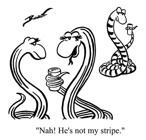 Nah, He's not my stripe