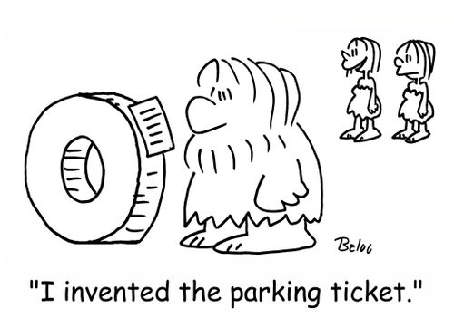 'I invented the parking ticket.'