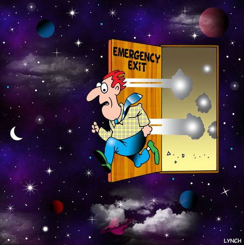 Emergency exit into Space