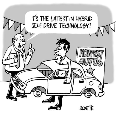 It's the latest in hybrid self-drive technology.