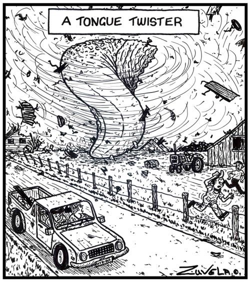 A Tongue Twister.
