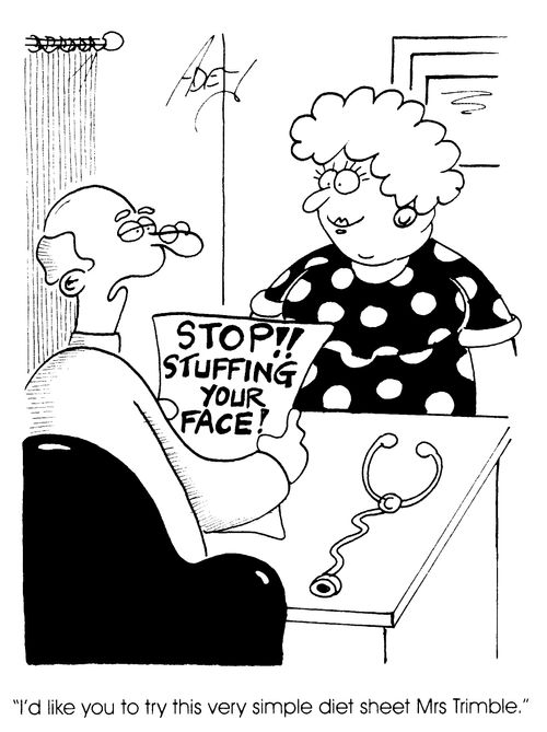 Diet - Stop stuffing your face"