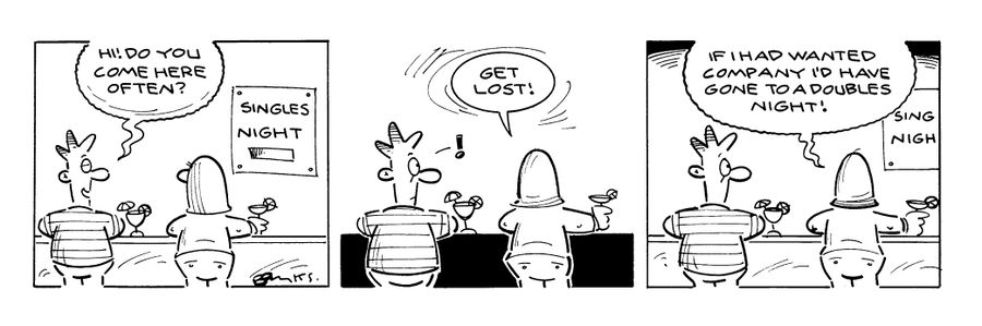 Nethead strip: Singles Night
