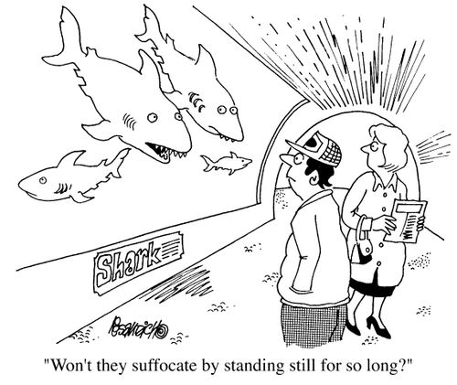 "Won't they suffocate by standing still for so long?"