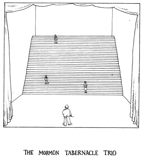 'The Mormon tabernacle trio'