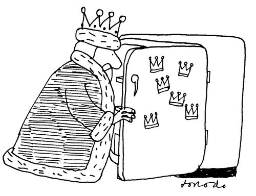 Royal Fridge Magnet