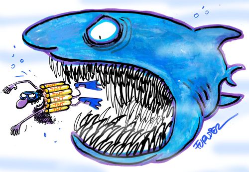 Suicide diver.