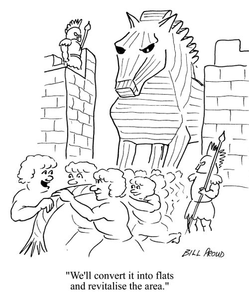 'We'll convert it into flats and revitalise the area.'