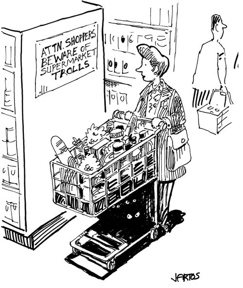 Attn. shoppers beware suppermarket trolls
