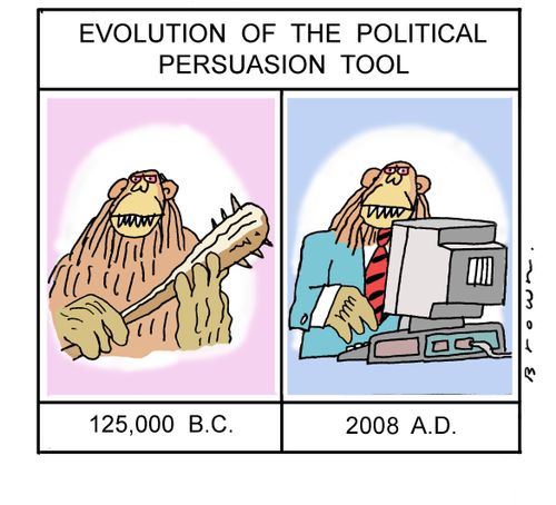 Evolution of the political persuasion tool.
