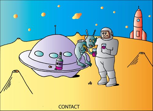 The First Alien Contact