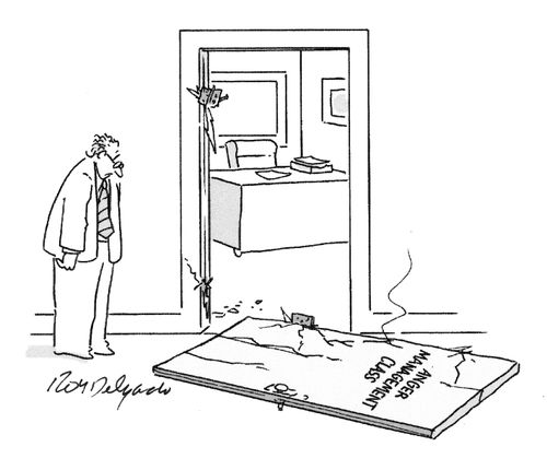 The Door to Anger Management Class.