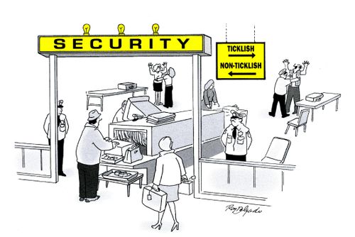 Security: Ticklish and Non-Ticklish.