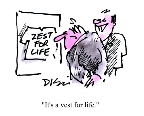 'It's a vest for life.'