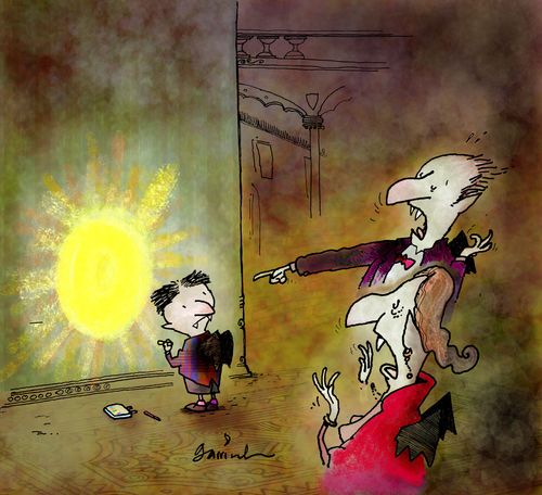Vampire kid.