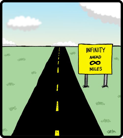 Infinity Ahead.