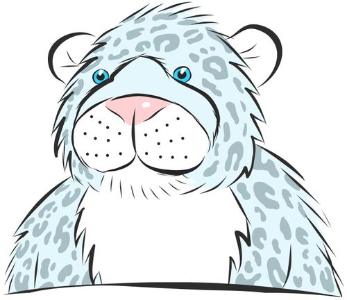 A snow leopard.