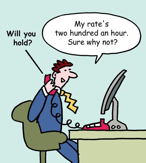 'My rate's two hundred an hour; sure why not?'